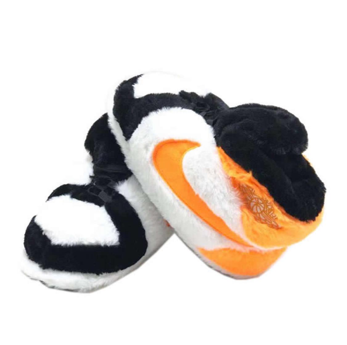 Slipper J1 Orange Black